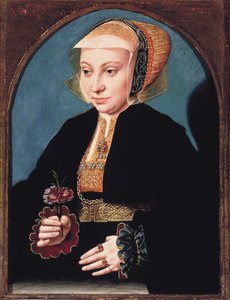 一位女士的肖像，c.1539